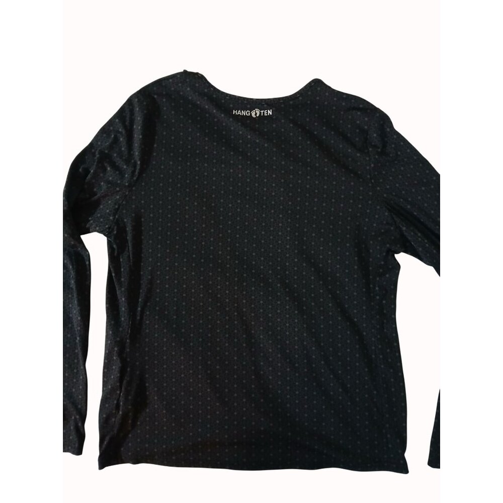Hang Ten Womens Black Long Sleeve Rash Sun Protection Size XL A - Picture 12 of 13